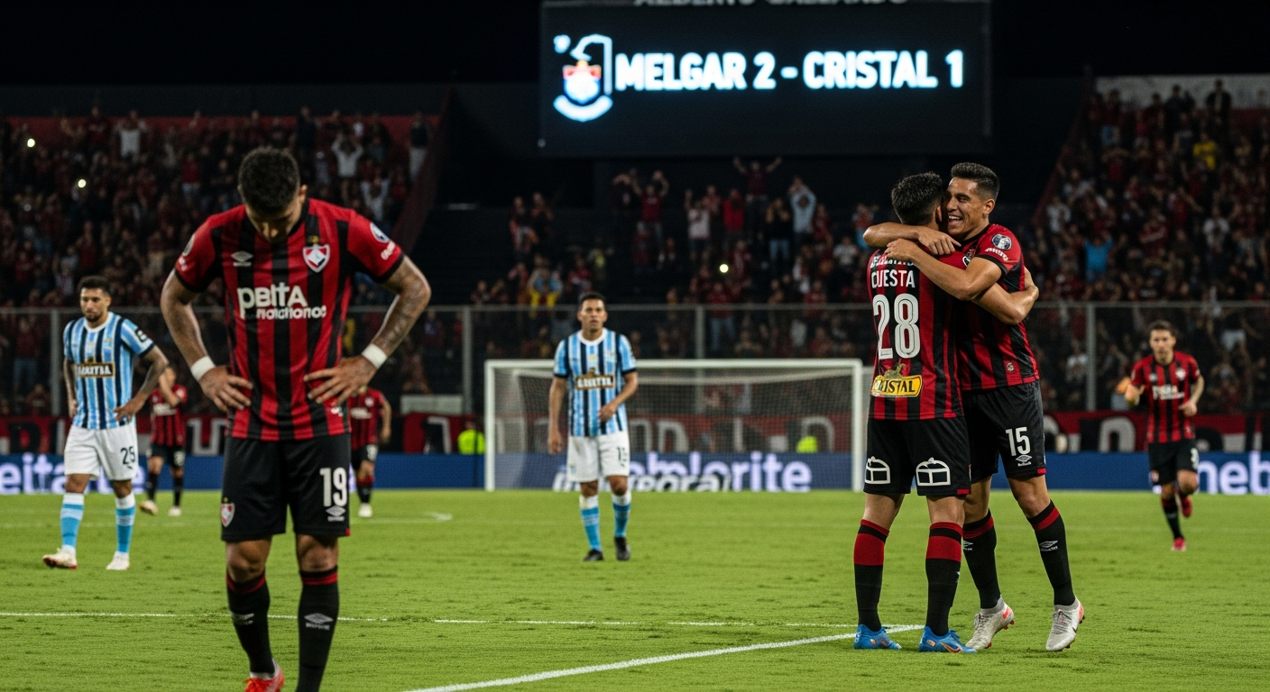 ¡Batacazo en la Liga 1! Melgar tumba a Cristal 2-1