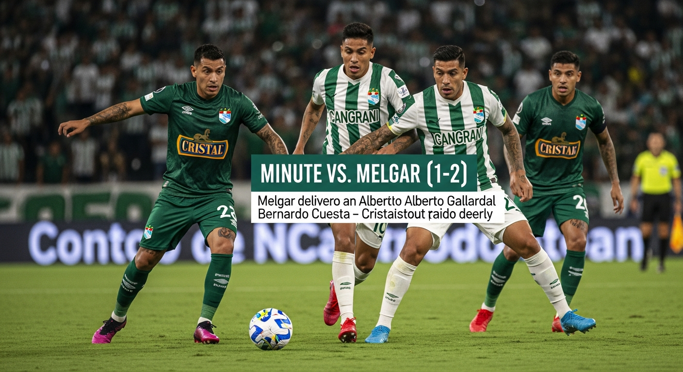 Sporting Cristal vs. Melgar (1-2): minuto a minuto, resumen y goles por la Liga 1 2026