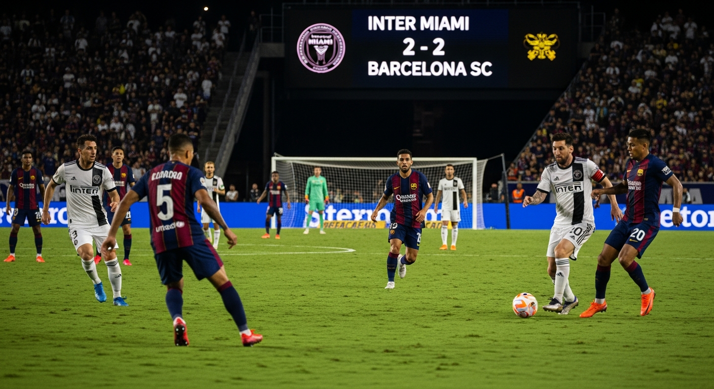Inter Miami vs Barcelona SC: ¡Empate Épico y Goles!