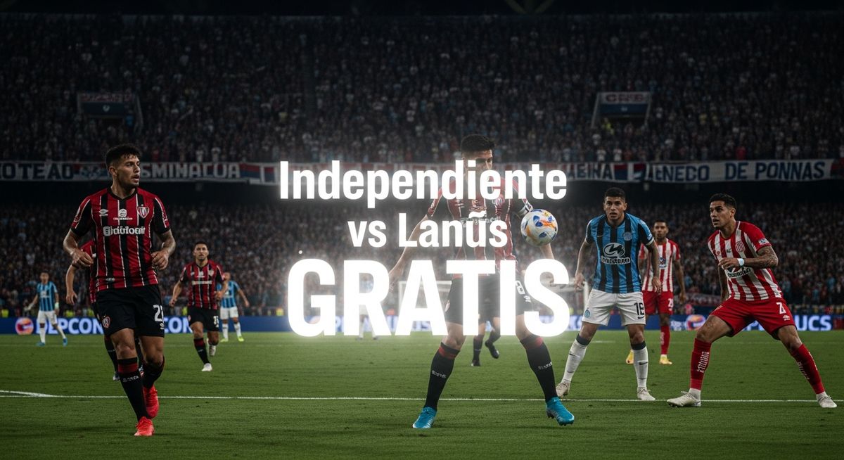 Independiente vs. Lanús: Dónde Ver el Partido EN VIVO