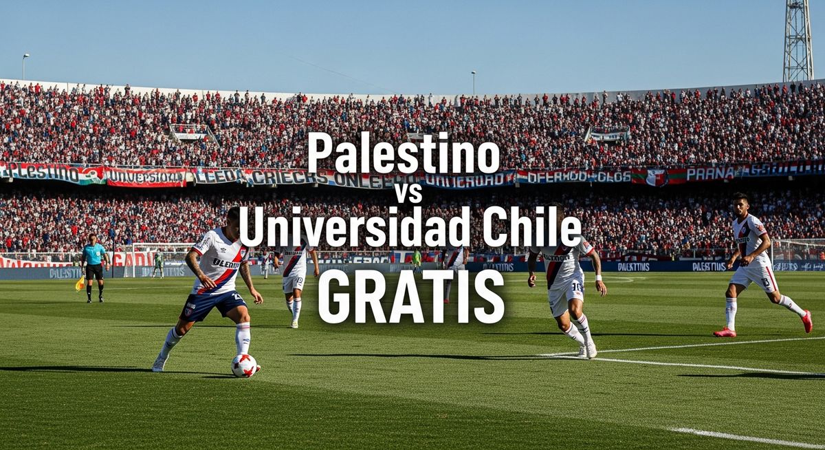 Palestino vs U. de Chile: ¡Ver EN VIVO Hoy!