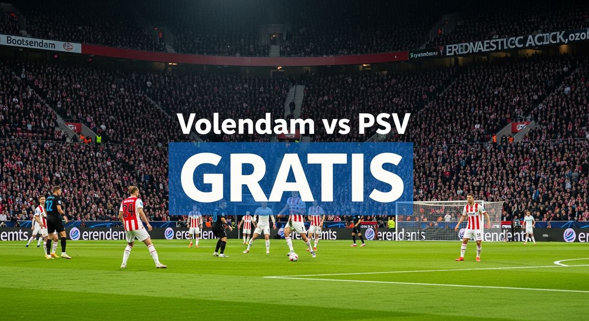 Volendam vs PSV: Dónde Ver EN VIVO por Eredivisie
